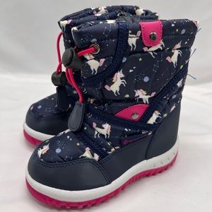Merence ls Winter Boots Waterproof Lightweight Kid Snow Boots with Fur Outdoor